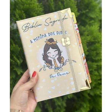 Imagem de Bíblia SBB A menina dos Olhos de Deus com abas adesivas + Elástico dou