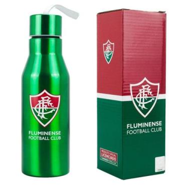 Imagem de Garrafa Inox Tampa Rosqueável Cordão Fluminense 600ml - Mileno