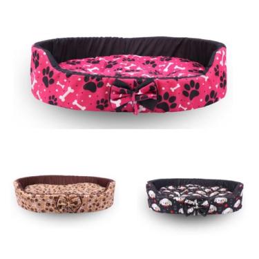 Imagem de Caminha Pet Impermeavel 60cm x 50cm Medio Porte Pink c/ Preto Duravel 