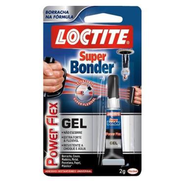 Imagem de Super Bonder Power Flex Gel 2g - Loctite Henkel, Instantânea, 2 g