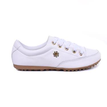 Imagem de Sapatênis Feminino Em Couro Casual e Confortável Para o Seu Dia a Dia 