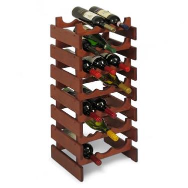 Imagem de Wooden Mallet Estante de vinho Dakota 21 garrafas, mogno