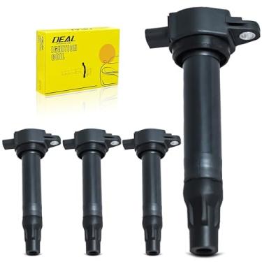 Imagem de DEAL AUTO ELECTRIC PARTS 4 peças novas bobinas de ignição no pacote de plugue compatível com 200 Sebring Avenger Journey Caliber Patriot Compass 2,4L 1,8L 2,0L DOHC