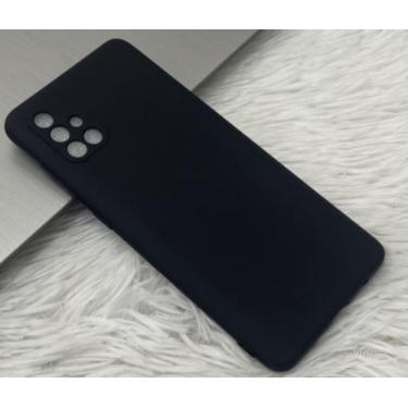 Imagem de Case Capa Capinha A71/A72 Samsung Galaxy Silicone Aveludado Proteção d