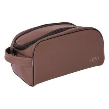 Imagem de Necessaire 1 Divisão  Ls Bolsas material sintético Marrom - L S BOLSAS