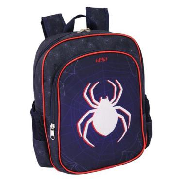 Imagem de Mochila Masculina Infantil Ls Bolsas Aranha Vermelha E Azul Media - L 