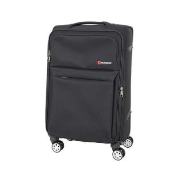Imagem de Mala De Viagem Média 23kg 4 Rodas Travelux Geneva II M, Preto