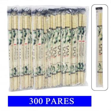 Imagem de Hashi Waribashi Descartável De Bambú 100 Pares (kit 300 Par) - GW