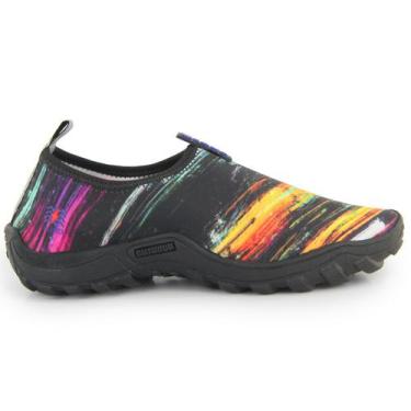 Imagem de Sapatilha Náutica Aquática Neoprene Caminhada Corrida Praia Canoagem M