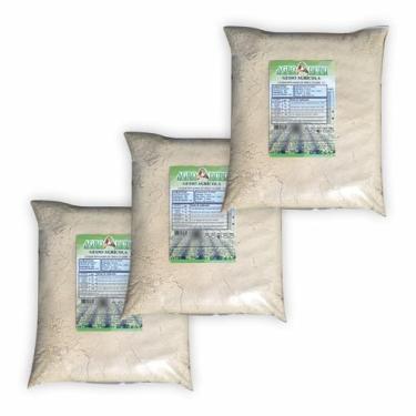 Imagem de Fertilizante Gesso Agricola Pacote 15Kg Sulfato Calcio Adubo - AGROADU