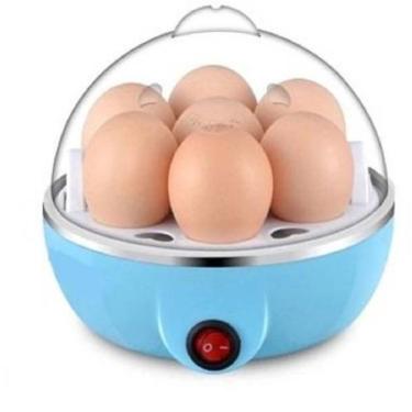 Imagem de Cozedor a Vapor Elétrico Cozinhar Ovo Egg Cooker 110v Azul - DRAIK