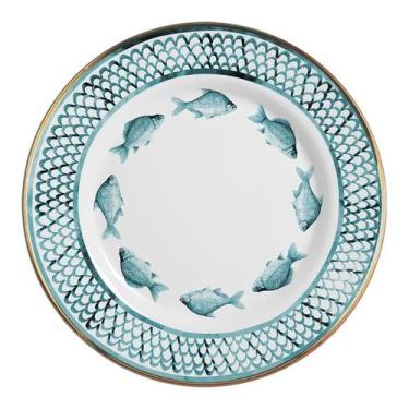 Imagem de Conjunto 6 Pratos Riviera Alleanza 29cm - Cerâmica Premium - Alleanza 