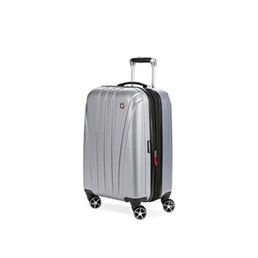 Imagem de SwissGear 7585 Mala Rígida Spinner, Prata, Carry-On 19-Inch, 7585 Malas Rígidas Giratórias
