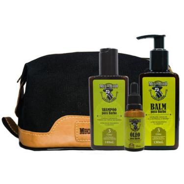 Imagem de Kit Shampoo para Barba + Balm para Barba + Oleo para Barba Frasco - Mu