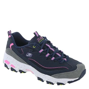 Imagem de Skechers Tênis feminino D lites, Azul marinho/multi, 38