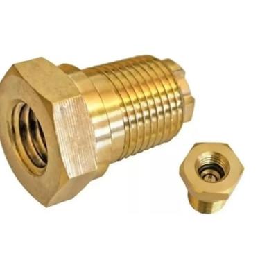 Imagem de Válvula para Botijão de Gás, 1/2 NPT Externa x 5/8 UNC Interna