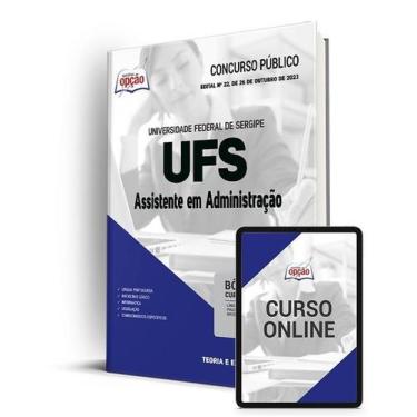 Imagem de Apostila UFS - Assistente em Administração - Apostilas Opção