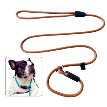 Imagem de Guia Unificada Corda Para Adestramento De Cães - Facepet, Camurça