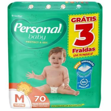 Imagem de Fralda Personal Baby Protect & Sec Tamanho M Leve 82