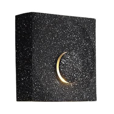 Imagem de Luminárias de parede Simplicity Square Cements com base E14/E12, três cores, reguláveis, criativas, para ambientes internos e externos, para parede de fundo, escadas, entrada (Forma 1)