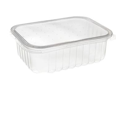 Imagem de Pote Embalagem Marmita Descartavel Rentagular Plastico 500ml 400ml 250ml 750ml(400/350 ML,24 UNIDADES)