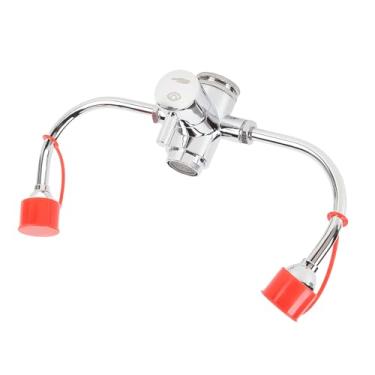 Imagem de Estação de Olho de Olhos Montados na Torneira, Acessório para Pia Estação de Olhos Com Tampa, Adaptador de Arruela de Lava -Olhos Em Emergência para Lavar Os Olhos para