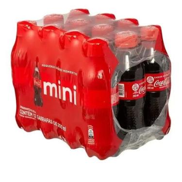 Imagem de Refrigerante Coca-Cola Mini PET 200ml (12 unidades) - Coca Cola