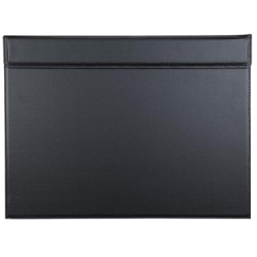 Imagem de Tapete de mesa KINGFOM A3/A4/A5, protetor de mouse Pad de couro PU para mesas e laptops, Black-a186