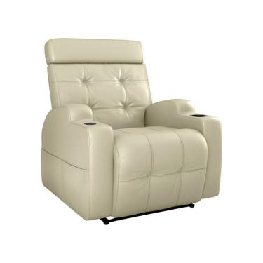 Imagem de Poltrona Reclinável Elétrica com Zero Wall e USB Cherokee Corino Bege