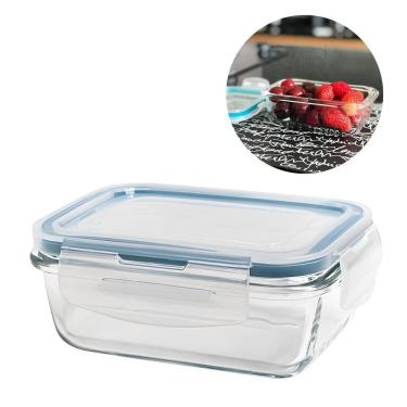 Imagem de Pote de Vidro Hermetico Retangular 1040 ML - AD