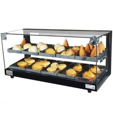 Imagem de BD10 - Estufa Beta para salgados com 10 bandejas Dupla Preta - 220V - 