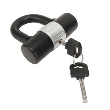 Imagem de U Trava o Disco de Zinco Liga de Zinco Anti -roubo à Prova de Ferrugem Portátil U Trava Cadeado Com Teclas para Trailer de Caminhão RV