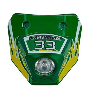 Imagem de BEAXTURBO Racing Upgrades parts Kit de luz enduro para faróis de alto brilho para losi promoto mx 1/4 (verde)