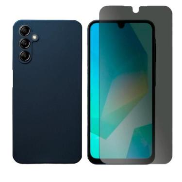 Imagem de Capa Aveludada Para Samsung Galaxy A16 + Pelicula Privacy - GR Global 
