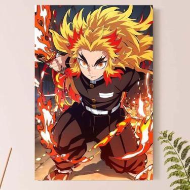 Imagem de Placa Quadro Decorativo - Kimets.u no Ya.iba - Kyo.juro Ren.goku (Rengoku_06)