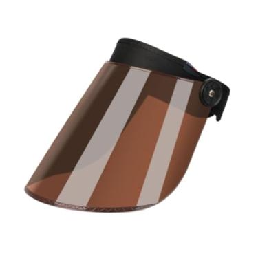 Imagem de Fenteer Máscara de Soldador, Capacete de Soldagem de Alto Desempenho, Acessórios Profissionais para Retificação MIG, Marrom