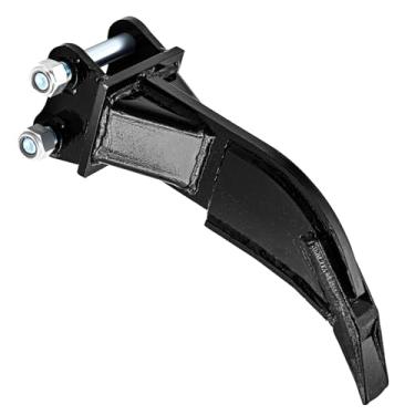 Imagem de Datanly Acessórios para miniescavadeira, retroescavadeira larga, escarificador, acessórios para mini escavadeira, gancho único, dentes de 1 a 1,5 tonelada, extensão de 9 cm, diâmetro do furo de 2,5 cm