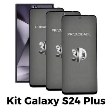 Imagem de 3UN Película 3D Privacidade de Vidro para Samsung Galaxy S24 Plus - No