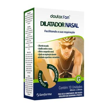 Imagem de Dilatador Nasal Sanfarma Doutorsan Masculino G 10 Unidades