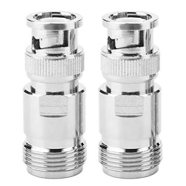 Imagem de Tipo N ao Adaptador BNC RF Connector Gold Copper Alto desempenho Conversor Coaxial para Equipamento de Telecomunicações e Networking 2 pacote 2 pacote
