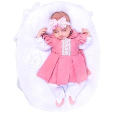 Imagem de Saída de Maternidade Menina Delicada Helena Rosê - Sônia Enxovais