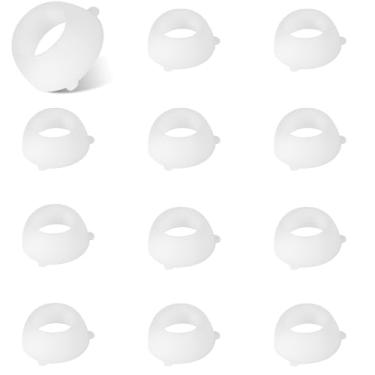 Imagem de BANLIN (12 Peças) 16435 Vedação Giratória De Plástico Santoprene, Arruela Cônica Pex 1/2" Para Junta Linha Água Rv Conexões Ou Válvulas, Solução Perfeita Problemas Vazamento Em