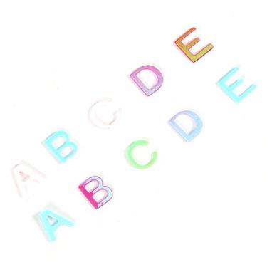 Imagem de Yctze 60G Confetes Coloridos de Festa de Lantejoulas para Aniversários e Casamentos - Luxuosa Decoração de Unhas e Material DIY para Artesanato, Suprimentos de Festa e Celebrações únicas (Carta)