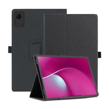 Imagem de Capa para tablet T-Mobile Revvl Tab 2 de 10,1 polegadas, capa de proteção para tablet NOUKAJU Tablet, suporte dobrável com suporte para lápis e alça de pulso, capa de proteção para Revvl Tab 2 (preto)