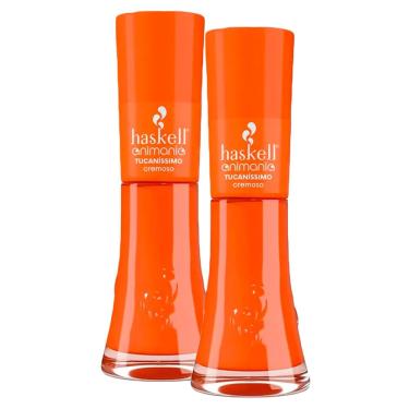 Imagem de Kit 3X Esmalte Haskell Animania Cor Tucaníssimo 8ml