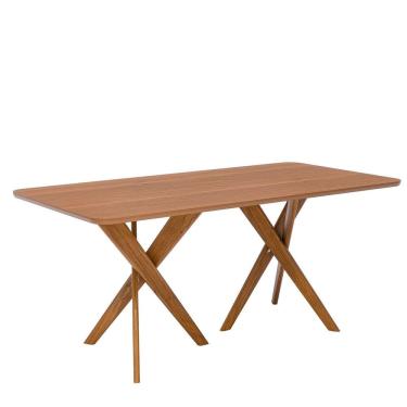 Imagem de Mesa para Sala de Jantar 180cm sem Vidro Cacau Cinamomo