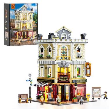 Imagem de Conjunto de tijolos de construção FUNWHOLE Antique-Store com LED 2847 