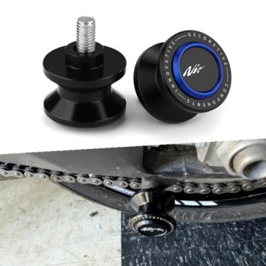 Imagem de Carretéis de braço oscilante de 8 mm adequados para Ka.wasaki Ninja 400 650 1000SX ZX-6R ZX-10R ZX-25R 2023 2024 2025 Suporte de quadro traseiro NINJA 400 650 Carretéis de braço oscilante Sliders ZX6R