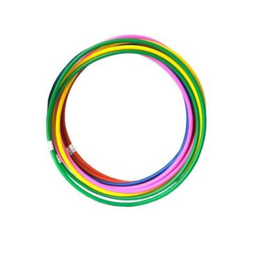 Imagem de 40 Bambolês Arco Argola Circuito Reforçado 55Cm Coloridos - MOR