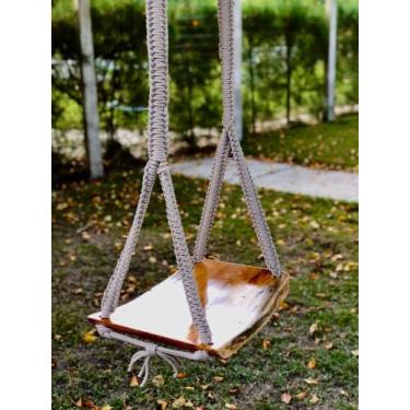 Imagem de Balanço de Corda Náutica Artesanal  Conforto e Estilo para sua Casa - 